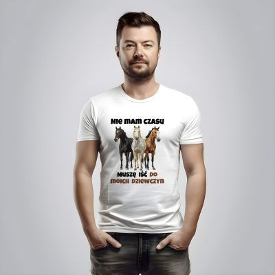 Konie – nie mam czasu muszę iść do moich dziewczyn-  koniki