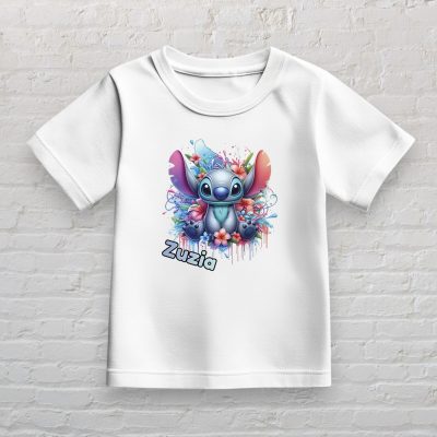 Stich – dziecięca koszulka z imieniem
