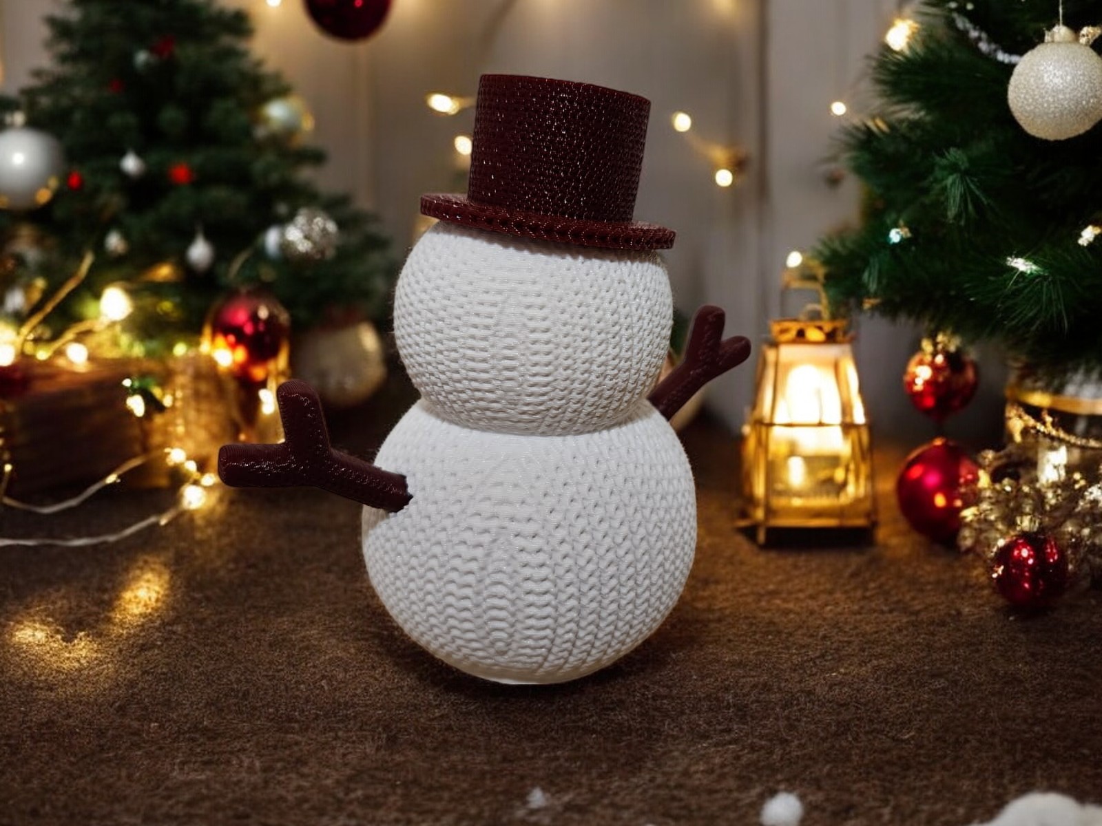 Lampka świąteczna bałwanek - obrazek 4