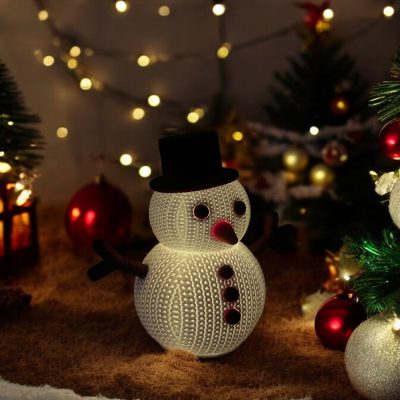 Lampka świąteczna bałwanek