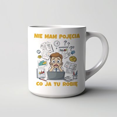 Kubek Nie mam pojęcia co ja tu robię