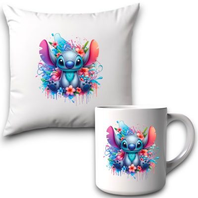 Poduszka + kubek Stich